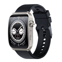 F15 Smartwatch – Aluminium Case with 2.01" Curved Screen & Health Tracker (Brown Strap, Free Size)