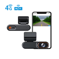 4G Smart HD Car Dash Cam 1080P with GPS, WiFi, LTE Cloud, 170° Wide Angle, Night Vision & Parking Monitor
