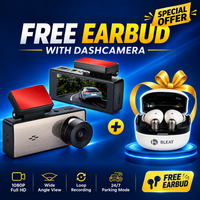 Bleat Q9 Pro Dual Channel WiFi STARVIS2 Car Dashcam | 4K Front + 1K Rear Full HD Recording | Parking Monitor, G-Sensor, Loop Recording, Night Vision, App Control, Wide Dynamic Range | 1 Year Warranty