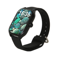 F12 Smartwatch – 2.01" HD Infinite AMOLED Display, BT Calling, Weather Forecast, Fitness Tracker (Black Strap, Free Size)